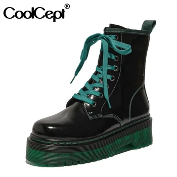 CoolCept New Woman Ankle Boots Flat Heel Genuine Leather Mixes Color Winter Shoes Woman Cool Fashion Woman Footwear Size 34-42
CoolCept New Woman Ankle Boots Flat Heel Genuine Leather Mixes Color Winter Shoes Woman Cool Fashion Woman Footwear Size 34-42