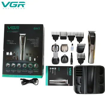 VGR Hair Clipper Professional Electric Hair Trimmer Men Haircutting Machine Haircut Electric Shaver Razor Beard Nose Trimmer
VGR Hair Clipper Professional Electric Hair Trimmer Men Haircutting Machine Haircut Electric Shaver Razor Beard Nose Trimmer