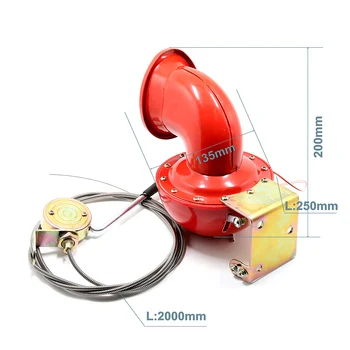 For Car & Truck Boat ATV 12V 3A 110dB Retro Cable Operated Horn kit with Manual Switch Back-up Alarm Super Loud Sound
For Car & Truck Boat ATV 12V 3A 110dB Retro Cable Operated Horn kit with Manual Switch Back-up Alarm Super Loud Sound