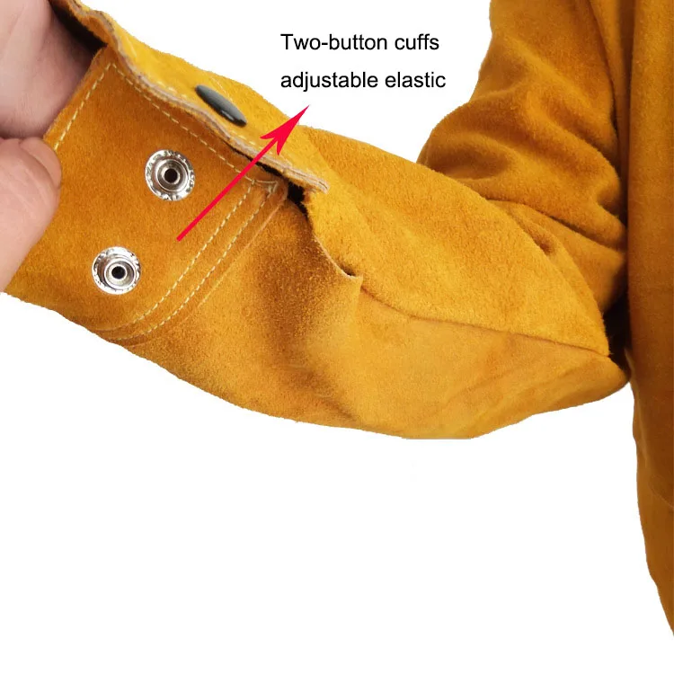 Cowhide Work Clothes Apron Welding Protective Clothing Heat and Fire Resistant Welders Safety Clothing Welding Apron Cowhide Work Clothes Apron Welding Protective Clothing Heat and Fire Resistant Welders Safety Clothing Welding Apron
