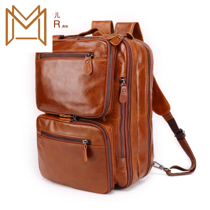 Genuine Leather Man Both Shoulders Package Leisure Time More Function Portable Document Layer Cowhide Package Oblique
Genuine Leather Man Both Shoulders Package Leisure Time More Function Portable Document Layer Cowhide Package Oblique