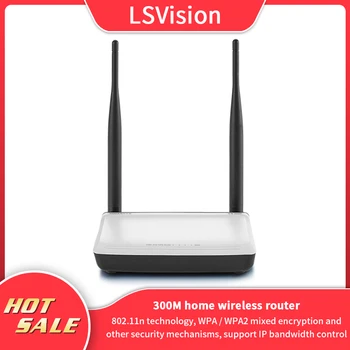 LSVision LS300 300N 2.4Ghz wifi router Two High power antenna Multilingual firmware wireless router with AP mode,Easy set up
LSVision LS300 300N 2.4Ghz wifi router Two High power antenna Multilingual firmware wireless router with AP mode,Easy set up