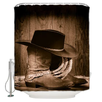 American Style Western Cowboy Shower Curtain Bathroom Decor Fabric Shower Curtain Farmhouse Decor
American Style Western Cowboy Shower Curtain Bathroom Decor Fabric Shower Curtain Farmhouse Decor