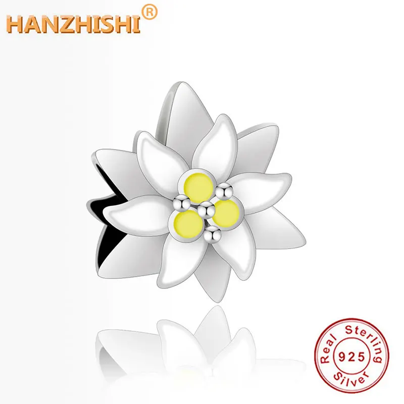Fit Original Pandora Charms Bracelet 925 Sterling Silver White Enamel Flower Beads For Womens Accessories DIY Jewelry Berloque 
Fit Original Pandora Charms Bracelet 925 Sterling Silver White Enamel Flower Beads For Womens Accessories DIY Jewelry Berloque