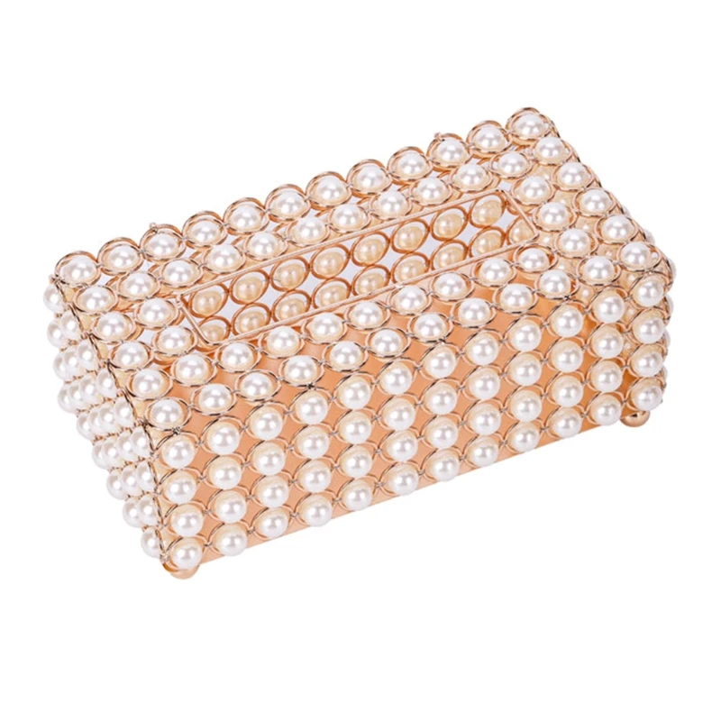Luxury Simulation Pearl Tissue Box Storage Case Desktop Napkin Paper Container 91AD
Luxury Simulation Pearl Tissue Box Storage Case Desktop Napkin Paper Container 91AD