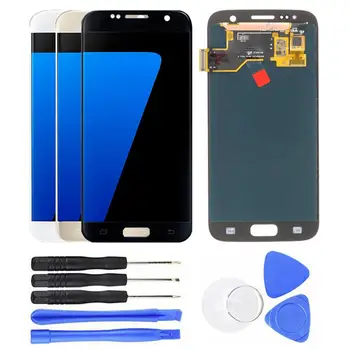 For SAMSUNG GALAXY S7 G930A G930F SM-G930F LCD Display Touch Screen Digitizer Assembly Replacement For SAMSUNG S7 LCD + tool
For SAMSUNG GALAXY S7 G930A G930F SM-G930F LCD Display Touch Screen Digitizer Assembly Replacement For SAMSUNG S7 LCD + tool