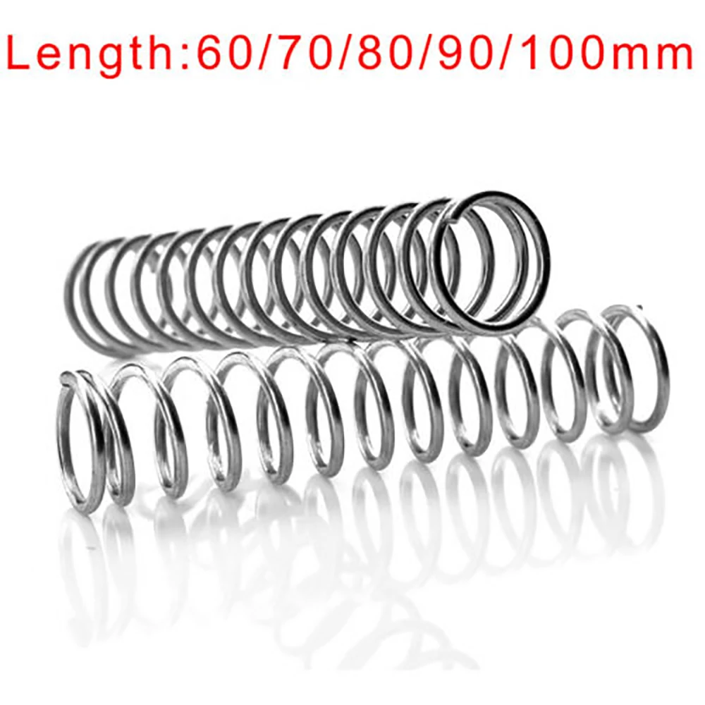 1PCS Stainless Steel Compression Compressed Spring Wire Dia.2/2.2mm L: 60/70/80-100mm
1PCS Stainless Steel Compression Compressed Spring Wire Dia.2/2.2mm L: 60/70/80-100mm