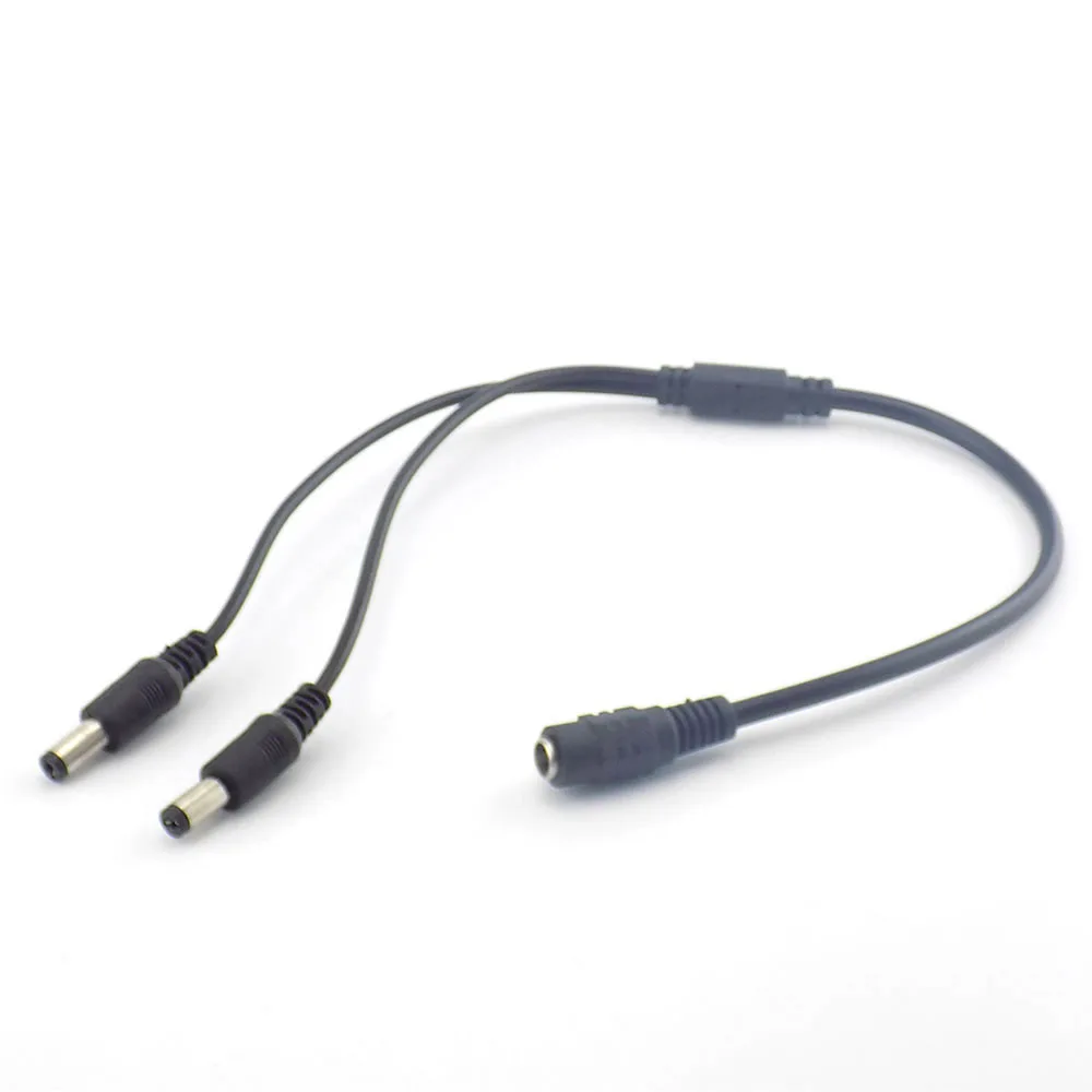 50pcs 5.5mmX2.1mm 12V 1 Female To 2 Male Connectors Splitter Plug Cable Dc Power Plug Cable For Cctv Camera led strip light N11
50pcs 5.5mmX2.1mm 12V 1 Female To 2 Male Connectors Splitter Plug Cable Dc Power Plug Cable For Cctv Camera led strip light N11