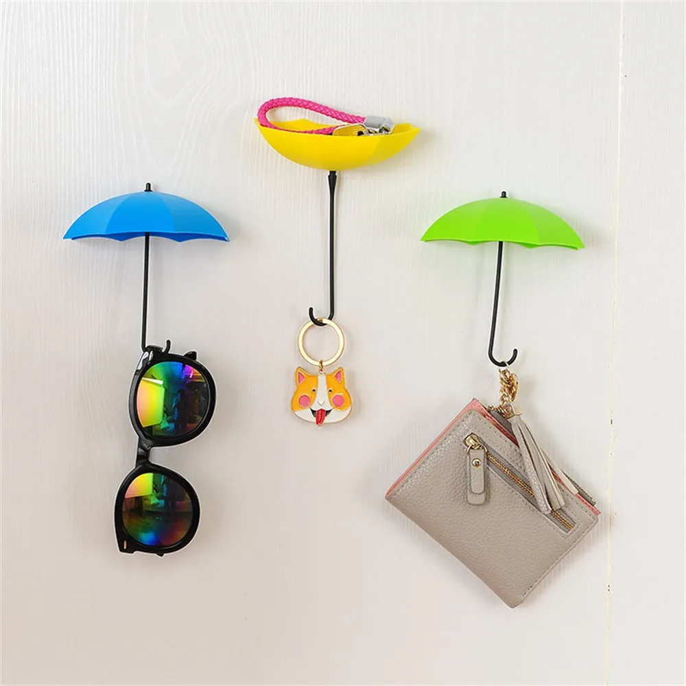 6PCS Creative Colorful Umbrella Shaped Wall Hook Key Hair Pin Holder Organizer Decorative Storage Small Decorative Home Decor
6PCS Creative Colorful Umbrella Shaped Wall Hook Key Hair Pin Holder Organizer Decorative Storage Small Decorative Home Decor