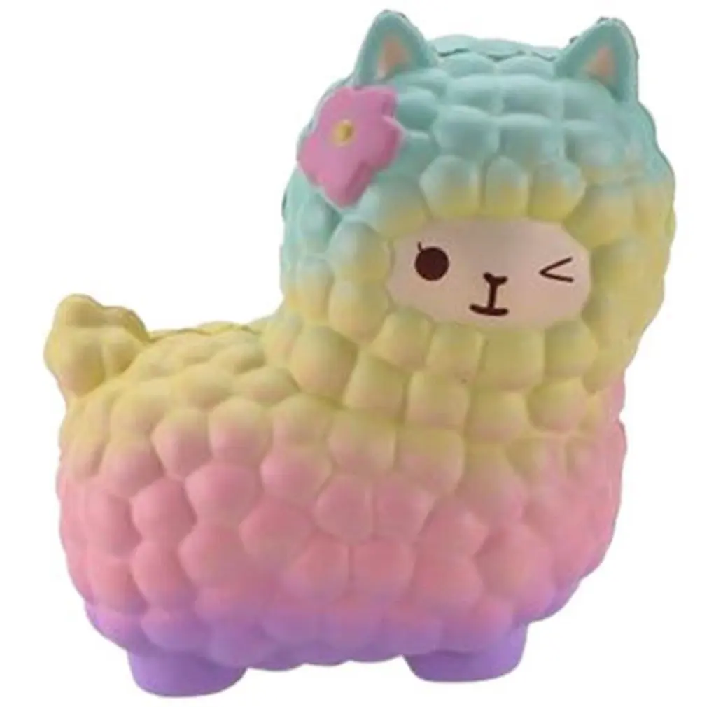 

Jumbo Sheep Alpaca Squishy Cute Galaxy Slow Rising Squeeze Toys Animal Squishy Squish Wholesale Stress Relief Exquisite Kid Gift