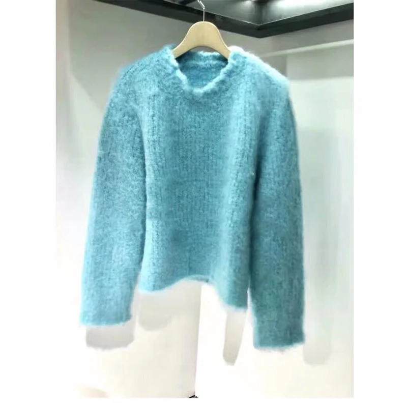 2019 Autumn Women Winter Sweaters Free Size Solid Color Ladies Pullovers Long Sleeve Thick Tops Brand Warm Sweater
2019 Autumn Women Winter Sweaters Free Size Solid Color Ladies Pullovers Long Sleeve Thick Tops Brand Warm Sweater