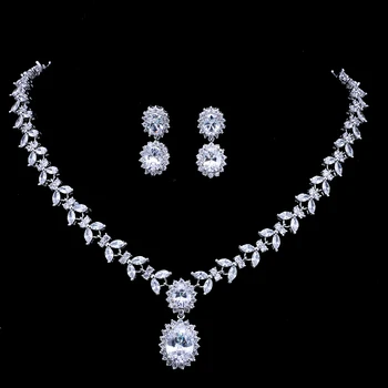 EMMAYA NEW HOT SALE WOMEN AAA ZIRCON BIG HEAVY PENDANT CLEAR CZ BRIDAL SET FOR LUXURY WEDDING EARRINGS NECKLACE JEWELRY SETS 
EMMAYA NEW HOT SALE WOMEN AAA ZIRCON BIG HEAVY PENDANT CLEAR CZ BRIDAL SET FOR LUXURY WEDDING EARRINGS NECKLACE JEWELRY SETS