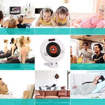 Wall Mounted CD Player Surround Sound DVD Player Hifi FM Radio Bluetooth Portable Music Player Remote Control Support USB TF Car
Wall Mounted CD Player Surround Sound DVD Player Hifi FM Radio Bluetooth Portable Music Player Remote Control Support USB TF Car