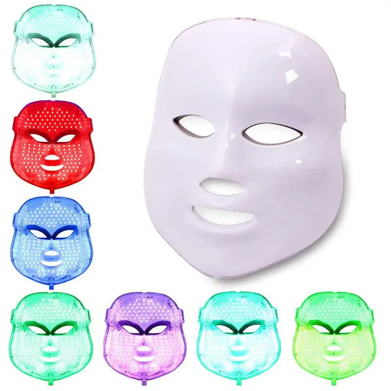LED Spectrum Facial Mask Photon Face Beauty Device 7 Color Micro Needles Roller Skin 7 Colors Skin
LED Spectrum Facial Mask Photon Face Beauty Device 7 Color Micro Needles Roller Skin 7 Colors Skin