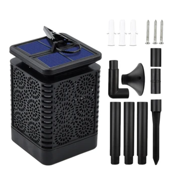 Flame Flickering Waterproof Landscape Lamp Retro Solar Lantern for Outdoor Courtyard Garden Lawn
Flame Flickering Waterproof Landscape Lamp Retro Solar Lantern for Outdoor Courtyard Garden Lawn