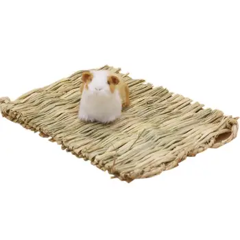 New Hamster Grass Mat Natural Chew Toy Rabbit Straw Mat Woven Bed Mat for Small Pets Rat Guinea Pig Woven Bed Mat для хомяка
New Hamster Grass Mat Natural Chew Toy Rabbit Straw Mat Woven Bed Mat for Small Pets Rat Guinea Pig Woven Bed Mat для хомяка