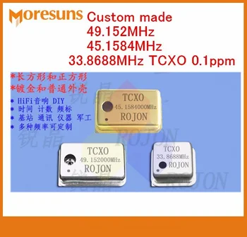 2pcs/lot 49.152MHz 45.1584MHz 33.8688MHz TCXO 0.1ppm temperature-compensation crystal oscillator TCXO
2pcs/lot 49.152MHz 45.1584MHz 33.8688MHz TCXO 0.1ppm temperature-compensation crystal oscillator TCXO