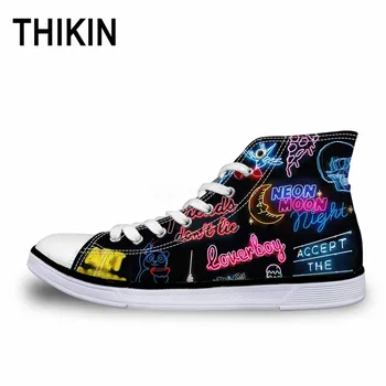 THIKIN Rock Music Print Student High Top Lace Up Teenager Flats Fashion 3D Galaxy Space Star Autumn Girls Casual Vulcanize Shoes
THIKIN Rock Music Print Student High Top Lace Up Teenager Flats Fashion 3D Galaxy Space Star Autumn Girls Casual Vulcanize Shoes