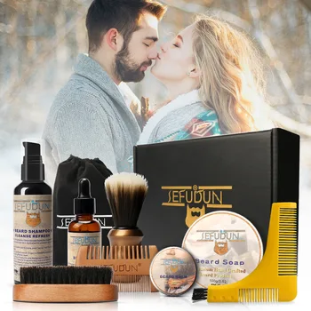 10pcs Men Barba Beard Kit Beard Care Set Styling Tool Styling Scissors Beard Essence Oil Comb Moustache Balm Moisturizing Wax
10pcs Men Barba Beard Kit Beard Care Set Styling Tool Styling Scissors Beard Essence Oil Comb Moustache Balm Moisturizing Wax