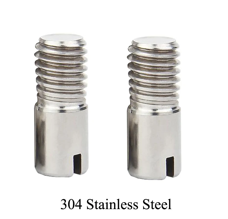 

M4/M5*8/10/12/14/16/20/25/30 304 Stainless Steel GB878 Slotted Minus External Male Thread Cylindrical Shaft Parallel Dowel Pin