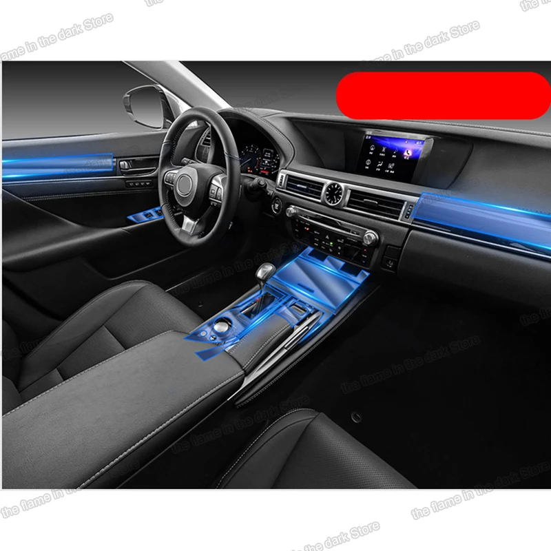 Lsrtw2017 TPU Car Central Control gear dashboard Film Protective Sticker for Lexus GS 2012 2013 2014 2015 2016 Accessories | Автомобили и