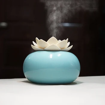 200ML Ceramic Ultrasonic Aroma Humidifier difusor de Air Diffuser Simplicity Lotus Purifier Atomizer essential oil diffuser
200ML Ceramic Ultrasonic Aroma Humidifier difusor de Air Diffuser Simplicity Lotus Purifier Atomizer essential oil diffuser