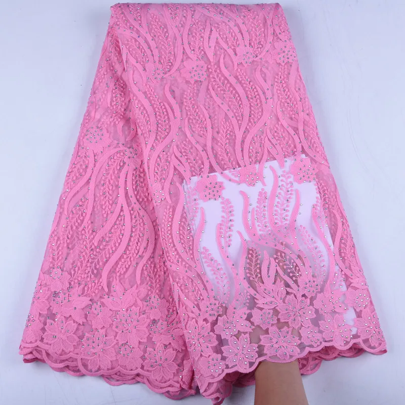2019 High Quality Milk Silk Wedding Lace Pink African Lace Fabric With Stones Embroidery African French Tulle Lace Fabric Y1535
2019 High Quality Milk Silk Wedding Lace Pink African Lace Fabric With Stones Embroidery African French Tulle Lace Fabric Y1535