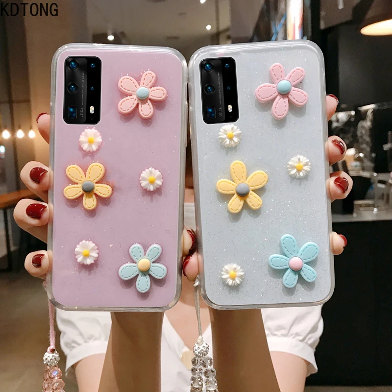 Блестящий блестящий чехол для телефона Huawei Nova 7i Pro P40 Lite Mate10 5G солнцезащитный из