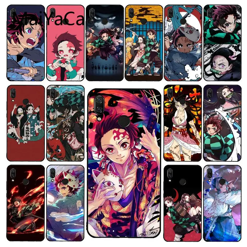 Чехол для телефона Maiyaca Demon Slayer Kimetsu No Yaiba Xiaomi Redmi4X 6A 9 8A note pro 5Plus Note4 Note5 7 Note6Pro 8T |