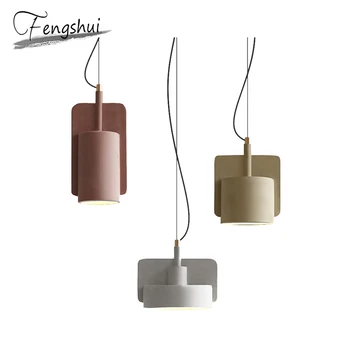 Nordic LED Pendant Lights Lamp Cement Pendant Lighting Living Room Cafe Dining Room Bar Bedside Bedroom Loft Decor Light Fixture 
Nordic LED Pendant Lights Lamp Cement Pendant Lighting Living Room Cafe Dining Room Bar Bedside Bedroom Loft Decor Light Fixture