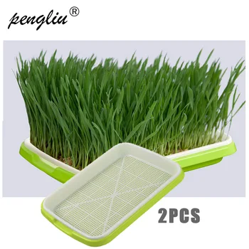 2pcs Garden Double Layer Arc Plastic Seedling Tray Hydroponics Green Tray Soilless Cultivation For Gardening Bonsai Cat Grass
2pcs Garden Double Layer Arc Plastic Seedling Tray Hydroponics Green Tray Soilless Cultivation For Gardening Bonsai Cat Grass