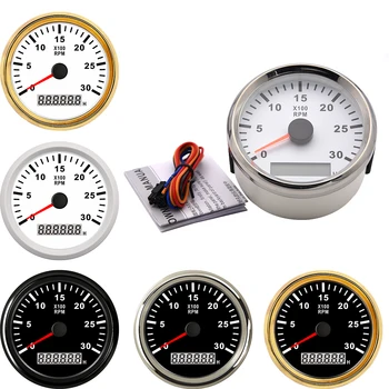 85mm Gauge Tachometer 3000RPM With Hour meter Truck Car Boat Diesel Engine RPM Tacho Gauge Speed Meter Gauge REV Counter Red LED
85mm Gauge Tachometer 3000RPM With Hour meter Truck Car Boat Diesel Engine RPM Tacho Gauge Speed Meter Gauge REV Counter Red LED