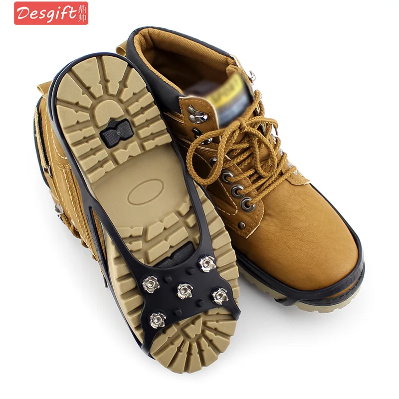 Plus-sized 5 Tooth Nail Crampons Non-slip Shoe Cover Anti-Slip bing zhua Snow Claw Snowfield Shoe Cover Ice Shatter-resistant So
Plus-sized 5 Tooth Nail Crampons Non-slip Shoe Cover Anti-Slip bing zhua Snow Claw Snowfield Shoe Cover Ice Shatter-resistant So