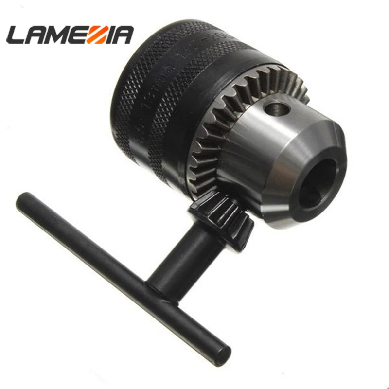 LAMEZIA 1.5 To 13mm Capacity Heavy Key Type Drill Chuck Adapter For Rotary Hammer Power Tools Accessories For Woodworking
LAMEZIA 1.5 To 13mm Capacity Heavy Key Type Drill Chuck Adapter For Rotary Hammer Power Tools Accessories For Woodworking