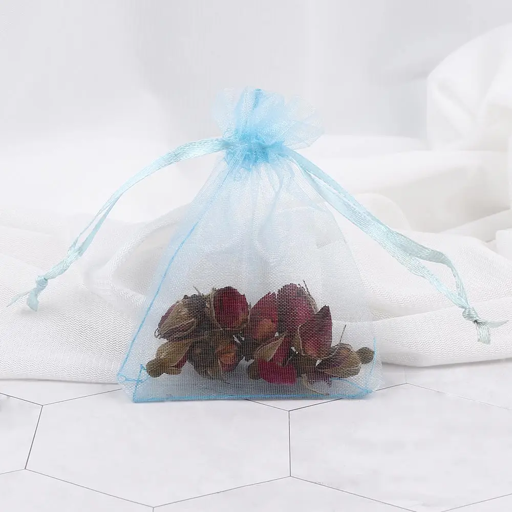 10pcs drawable organza bags gift bags jewellery christmas