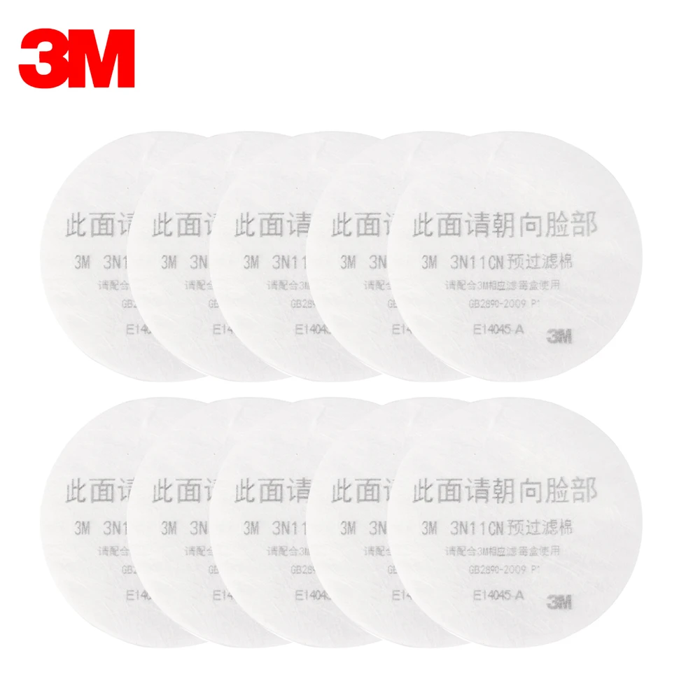 3M 3N11 10pcs Anti Dust PM2.5 KN95 Mask Filter Cotton Face Masks Insert Protective Filter Respiratory Protection Outdoor
3M 3N11 10pcs Anti Dust PM2.5 KN95 Mask Filter Cotton Face Masks Insert Protective Filter Respiratory Protection Outdoor
