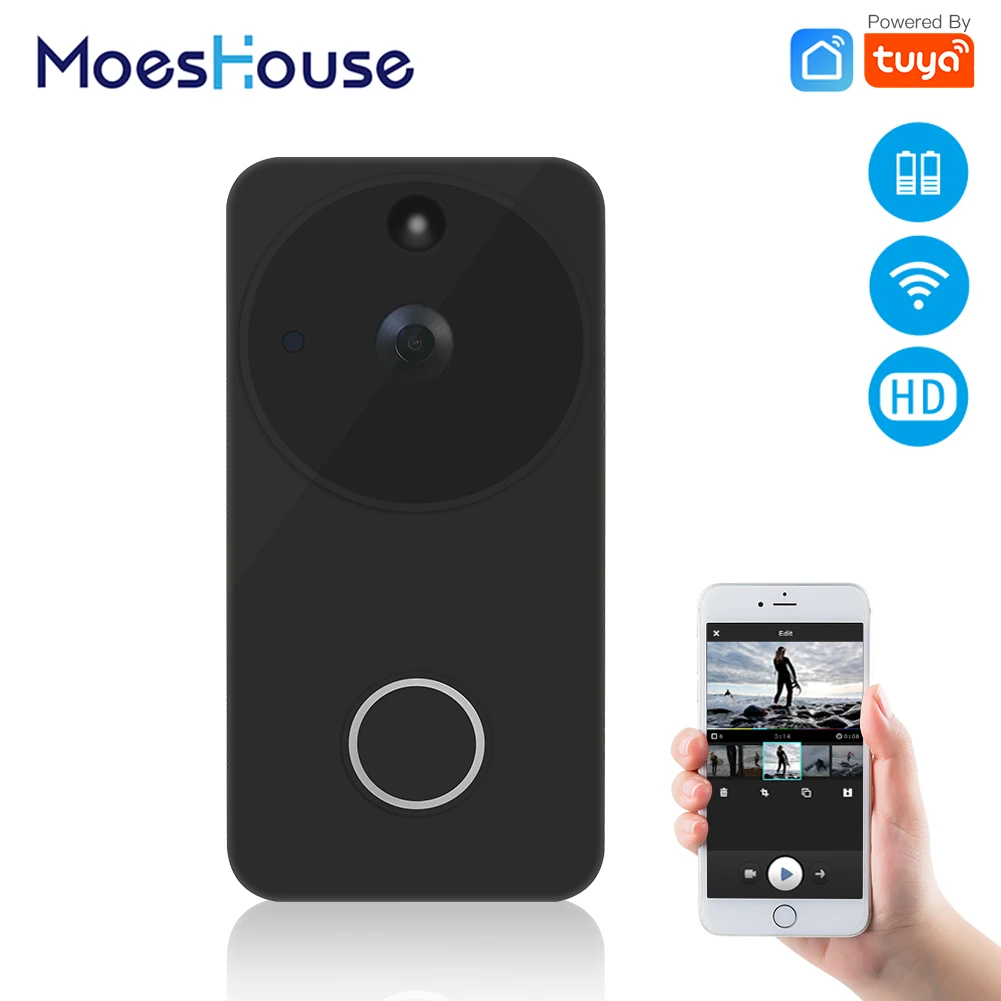 WiFi Smart Video Doorbell Wireless Camera Full HD PIR Motion Detection Night Vision Camera
WiFi Smart Video Doorbell Wireless Camera Full HD PIR Motion Detection Night Vision Camera