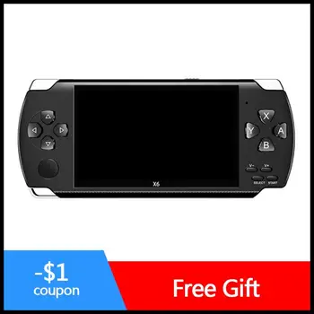 Game Console Player X6 for PSP Game Handheld Game 4.3 inch Screen Mp4 Player Game Player Support Camera Video E-book game boy
Game Console Player X6 for PSP Game Handheld Game 4.3 inch Screen Mp4 Player Game Player Support Camera Video E-book game boy