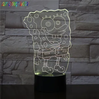 SpongeBob SquarePants Led Night Light 3d Illusion Usb Touch Sensor Light Bedroom Decoration Kid Child Table Night Lamp SpongeBob
SpongeBob SquarePants Led Night Light 3d Illusion Usb Touch Sensor Light Bedroom Decoration Kid Child Table Night Lamp SpongeBob