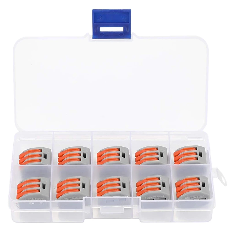 222-413(Pct213)10Pcs/Box Gray Mini Fast Connector Push-In Conductor,Wire Connectors-Insulated Wiring Terminals Wire Connectors
222-413(Pct213)10Pcs/Box Gray Mini Fast Connector Push-In Conductor,Wire Connectors-Insulated Wiring Terminals Wire Connectors