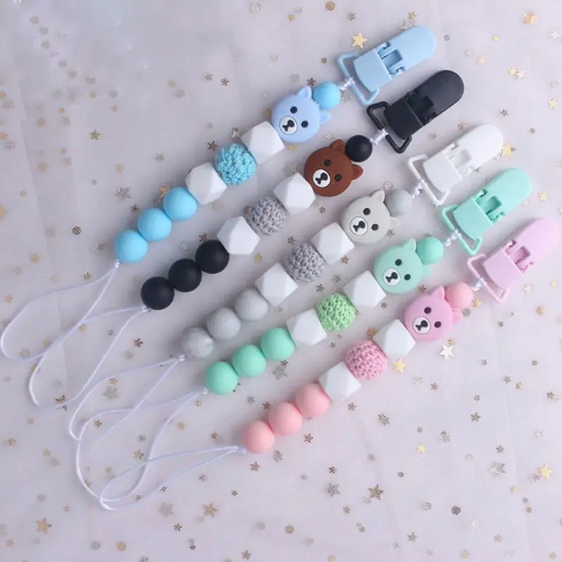 Child Baby Pacifier Chain Soothing Boys Girls Cute Bear Colorful Design Kids Toys
Child Baby Pacifier Chain Soothing Boys Girls Cute Bear Colorful Design Kids Toys
