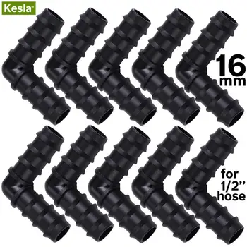 KESLA 10PCS 16mm Barbed Elbow 90 degree Connector for Micro Irrigation 1/2'' PE Pipe Tubing Hose Drip Fitting Garden Watering
KESLA 10PCS 16mm Barbed Elbow 90 degree Connector for Micro Irrigation 1/2'' PE Pipe Tubing Hose Drip Fitting Garden Watering