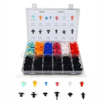 470pcs Auto Car Push Retainer Pin Rivet Trim Clip Panel Moulding Assortments Plastic Push Type Bumper Clip Car Accessories
470pcs Auto Car Push Retainer Pin Rivet Trim Clip Panel Moulding Assortments Plastic Push Type Bumper Clip Car Accessories
