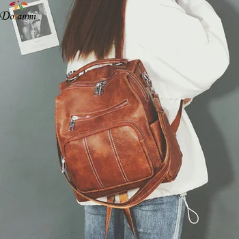 DORANMI Thread Schoolbag Women's Backpacks 2019 Square Back Shoulder Bags Female Leather Backpack Small Mochila Mujer DJB807
DORANMI Thread Schoolbag Women's Backpacks 2019 Square Back Shoulder Bags Female Leather Backpack Small Mochila Mujer DJB807