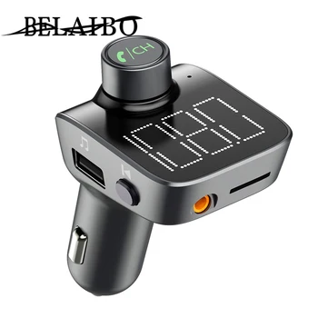 T15 wireless Bluetooth 5.0 FM transmitter car hands-free kit electronic aux car accessories MP3 player dual USB fast charging
T15 wireless Bluetooth 5.0 FM transmitter car hands-free kit electronic aux car accessories MP3 player dual USB fast charging