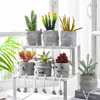 Creative Cement Sitting Doll Simulation of The Decoration of The Multi Meat Potted Plant on The Shelf Mini Fairy Garden
Creative Cement Sitting Doll Simulation of The Decoration of The Multi Meat Potted Plant on The Shelf Mini Fairy Garden