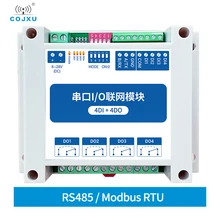Cojxu MA01-AXCX4040 4DI+4DO Modbus RTU Industrial Grade Serial Port I/O Networking Module RS485 Interface 4 Switch Output
Cojxu MA01-AXCX4040 4DI+4DO Modbus RTU Industrial Grade Serial Port I/O Networking Module RS485 Interface 4 Switch Output