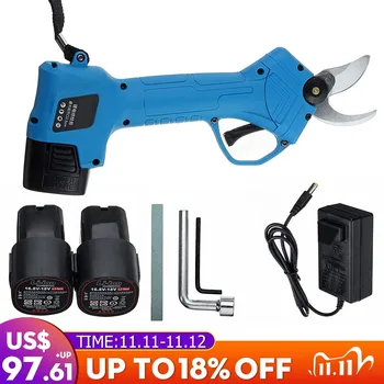 Doersupp 25mm Cordless Pruner Electric Pruning Shear 2x Lithium-ion Battery Efficient Fruit Tree Bonsai Pruning Branches Cutter
Doersupp 25mm Cordless Pruner Electric Pruning Shear 2x Lithium-ion Battery Efficient Fruit Tree Bonsai Pruning Branches Cutter