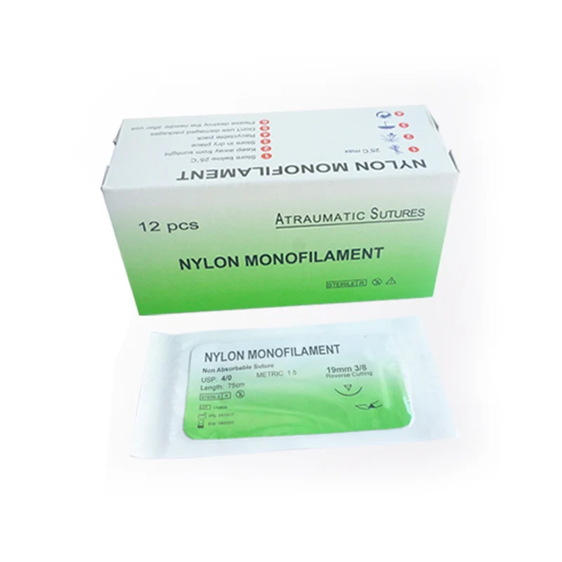 12Pcs/set Nylon Monofilament Medical Thread With Needle Suture Training Practice 75cm to Improve Medical Technique Exercises
12Pcs/set Nylon Monofilament Medical Thread With Needle Suture Training Practice 75cm to Improve Medical Technique Exercises