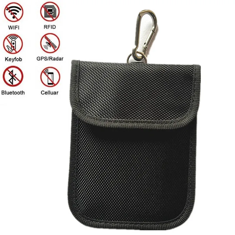 Faraday Car Remote Key Bag FOB Signal Blocker Case Anti Theft Bags RFID Signal Shielding Protector Pouch For Keyless Car BAG1064
Faraday Car Remote Key Bag FOB Signal Blocker Case Anti Theft Bags RFID Signal Shielding Protector Pouch For Keyless Car BAG1064